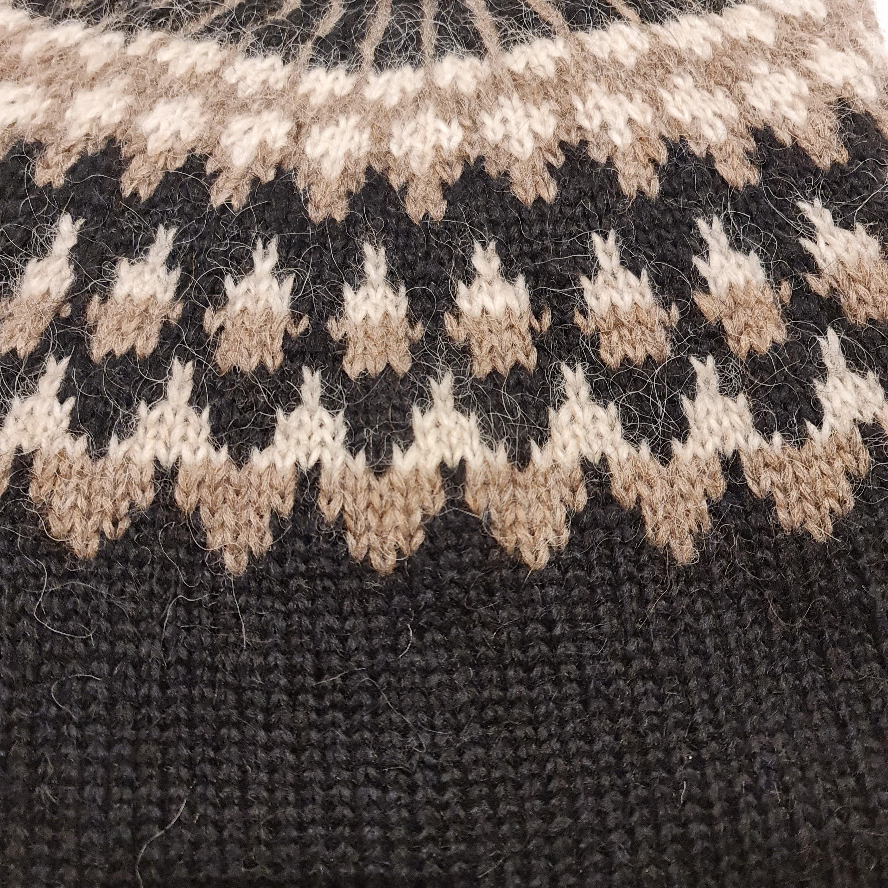 Kveldúlfur - Icelandic Sweater - Black - Image 4